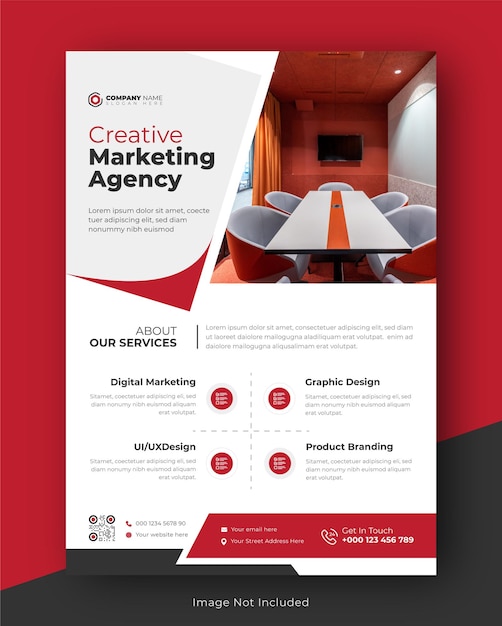 Modern Business Flyer Template Design