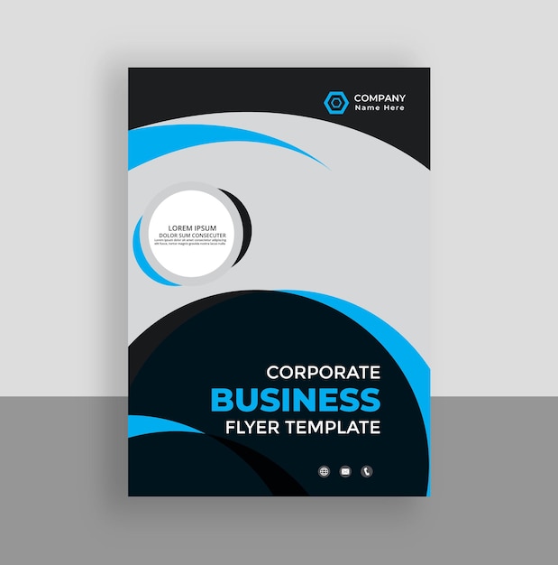 Modern Business Flyer Template Vector