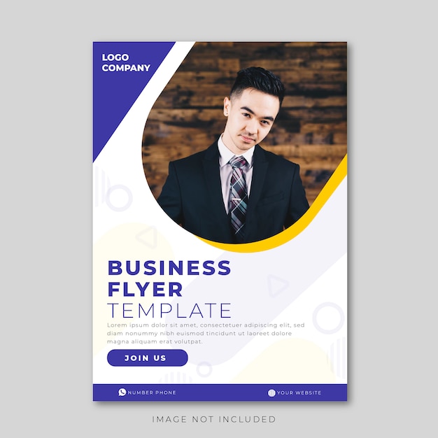 Modern business flyer template