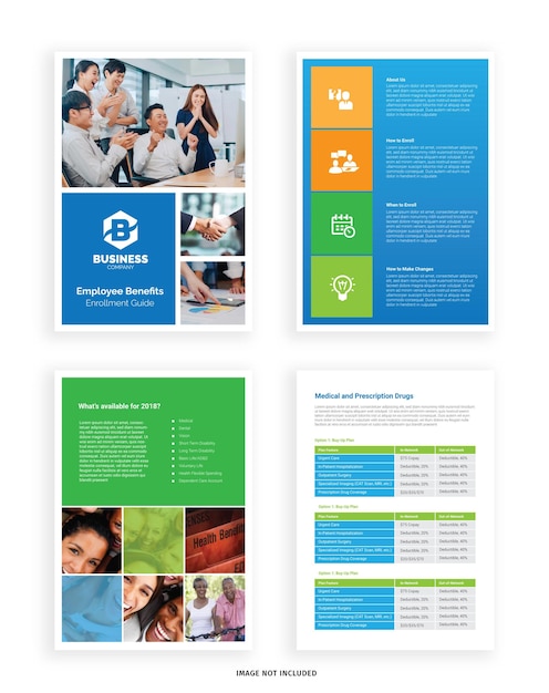 Vector modern business flyer template