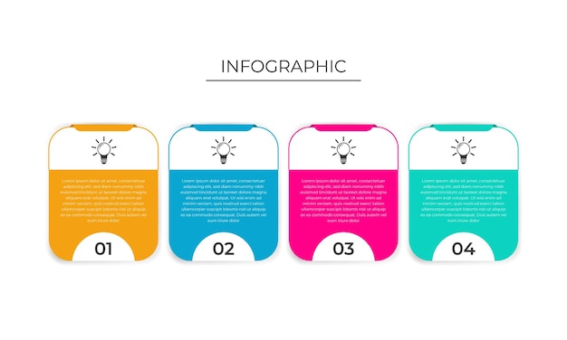 벡터 현대 비즈니스 infographic 그림 라인 단계 옵션 격리 배경 전문 디자인