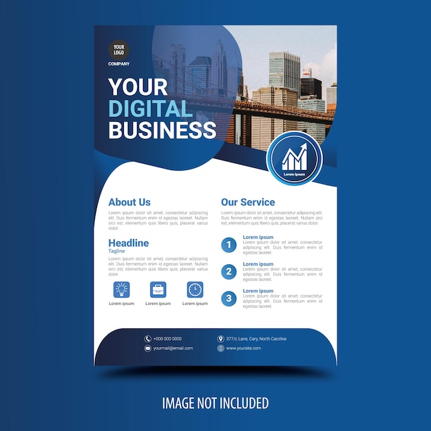 Modern Business Information Flyer Template