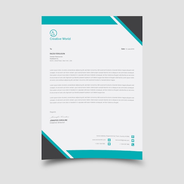 modern business invoice template