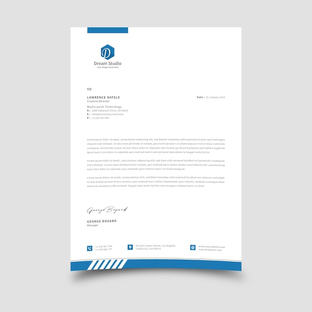 modern business invoice template