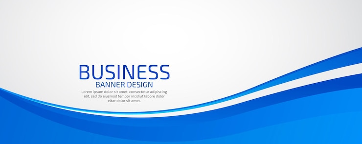Vector modern business presentation template wavy style frame design