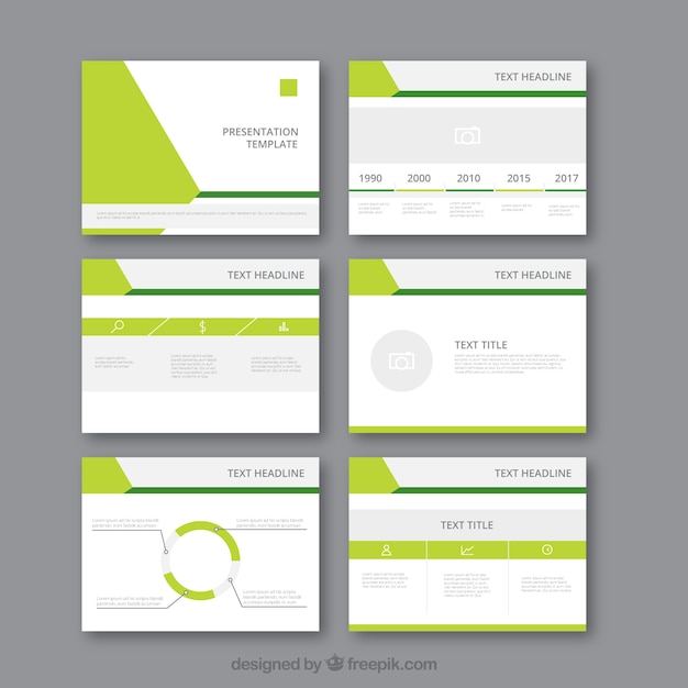 Modern business presentation template