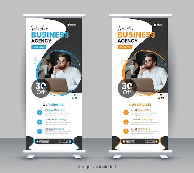 Modern business rack card or dl flyer templates