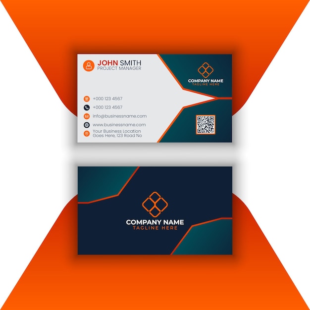 modern Business visiting card design template