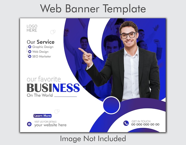 modern business web design template square web design template