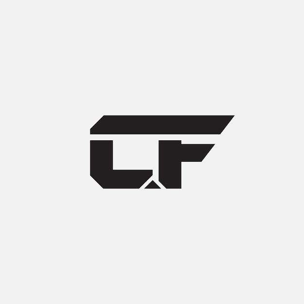 Modern CF-letter creatief logo
