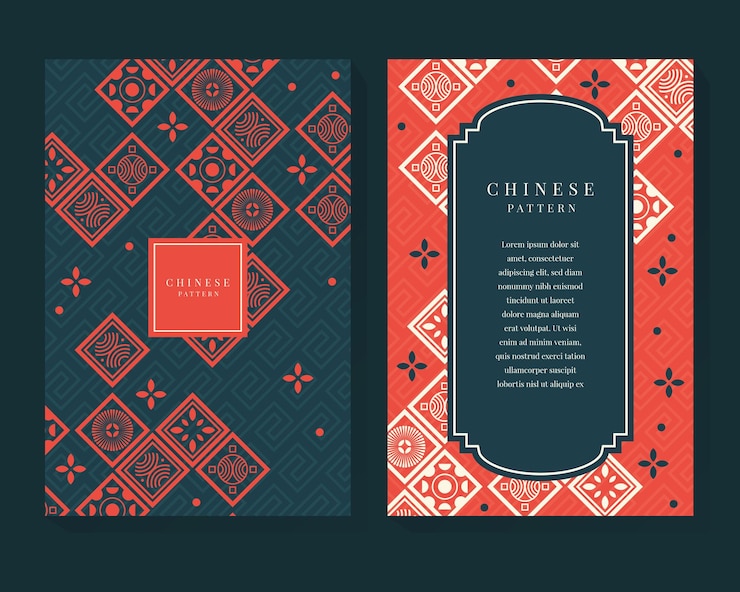 Vector modern chinese background