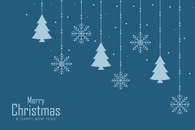 Modern christmas background design