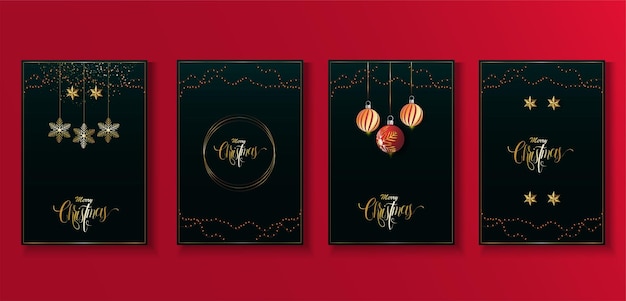 Modern christmas Covers Template Design