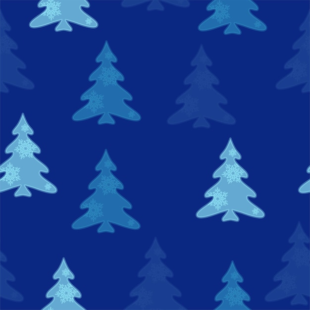 Modern Christmas Seamless Vector patterns cute christmas trees christmas gifts pattern