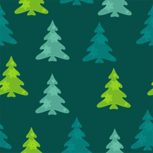 Modern Christmas Seamless Vector patterns cute christmas trees christmas gifts pattern