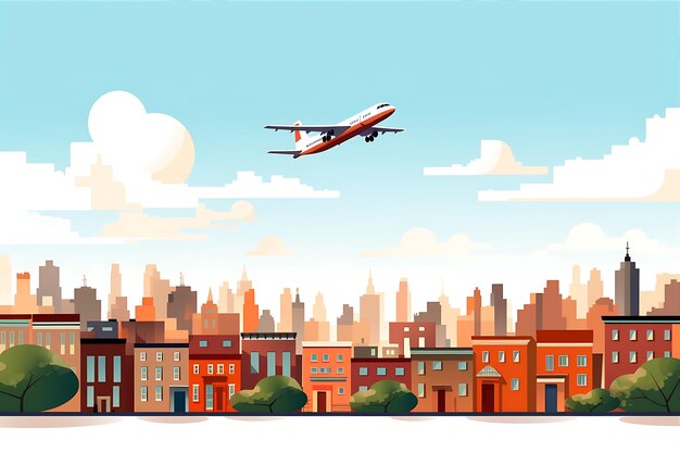 Vector modern city flat design