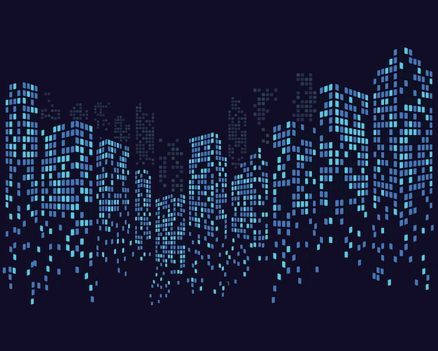 Modern City skyline vector illustration