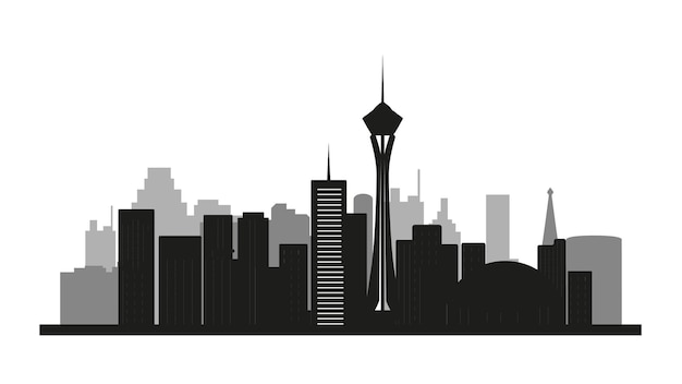 Vector modern city skyline