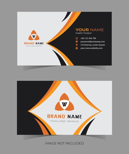 Modern and clean business card template