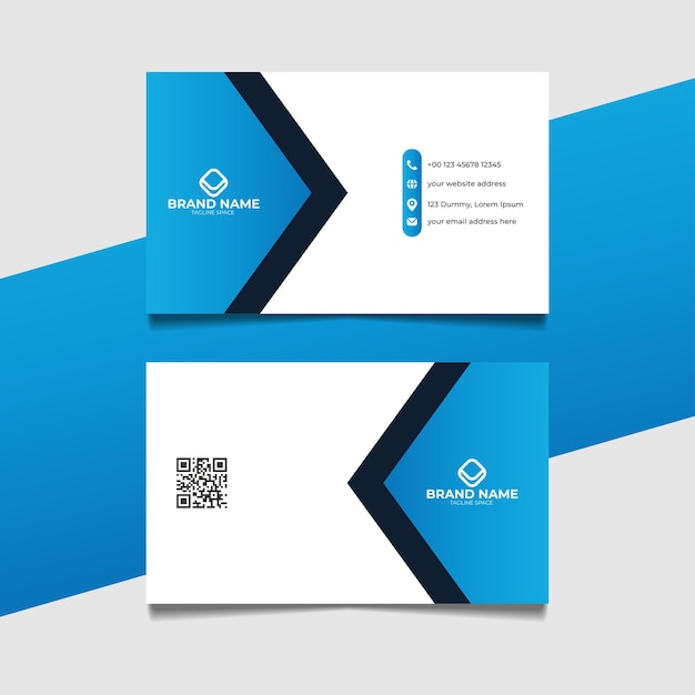 Modern and clean business card template