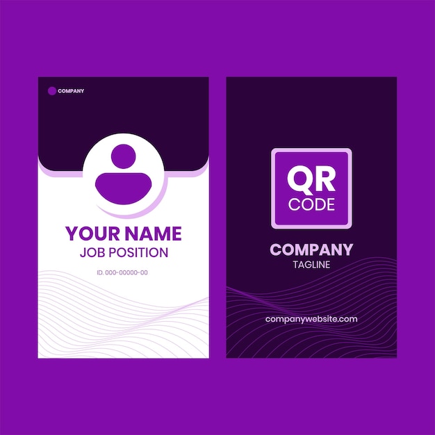 modern and clean business id card template