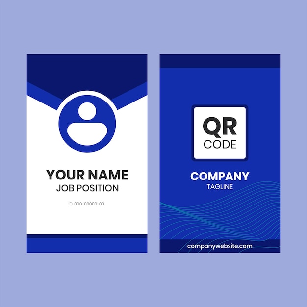 modern and clean business id card template