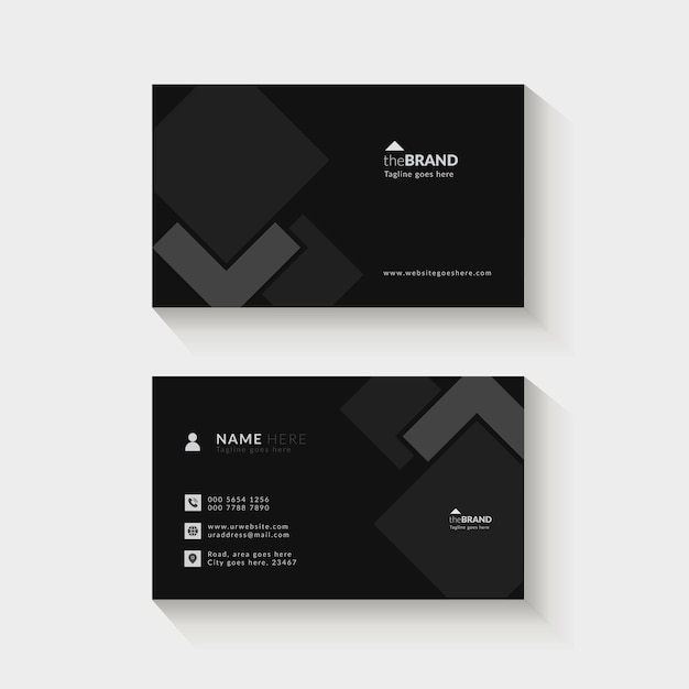 Modern and clean professional black business template