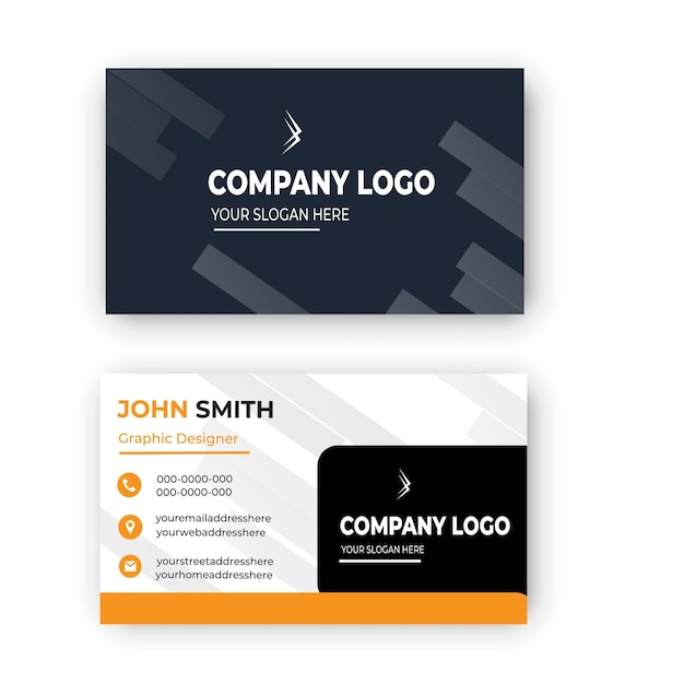 Modern and clean professional business card Design template