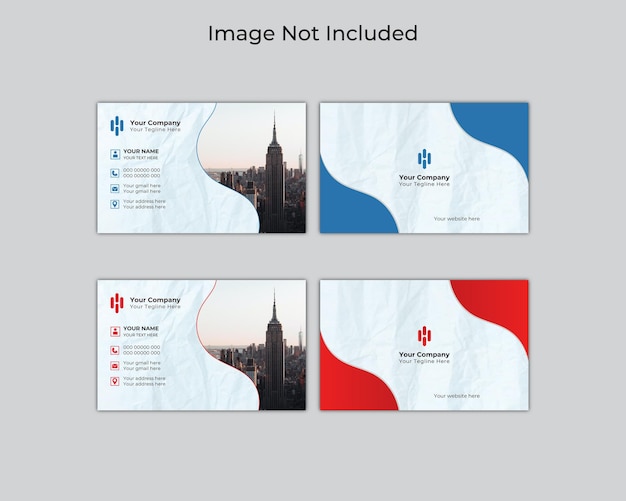 Modern and clean professional business card template Double sided creative business card template