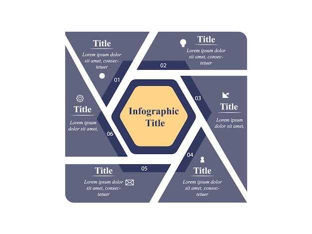 Un design infografico quadrato moderno e pulito, perfetto per presentare informazioni