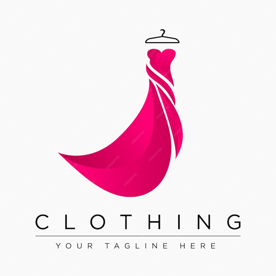 Premium Vector | Modern clothing logo design template women dress ...