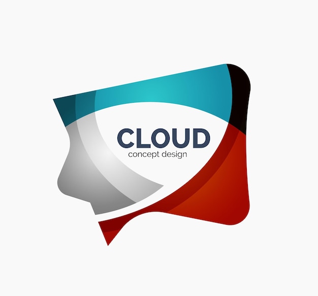 Modern cloud logo