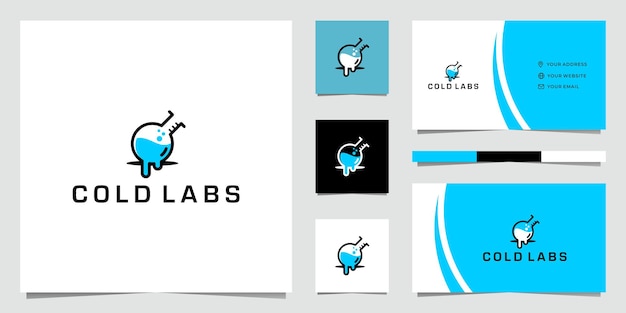 Современный дизайн логотипа Cold Lab 4