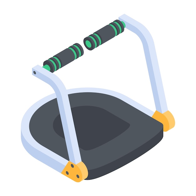 Modern Collection of Workout Isometric Icons