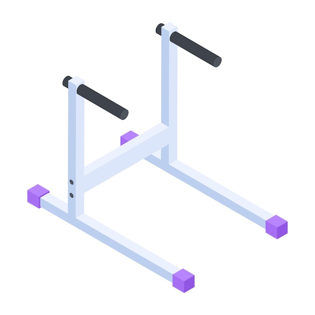 Modern Collection of Workout Isometric Icons