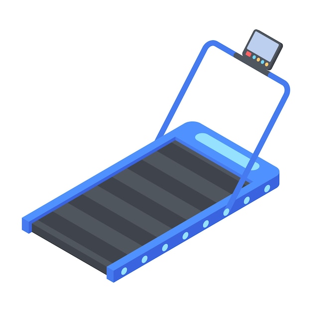 Modern collection of workout isometric icons