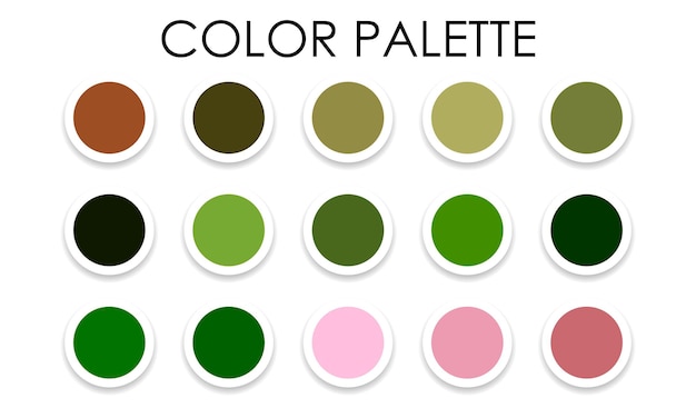 Modern color palette. Big collection. Vector