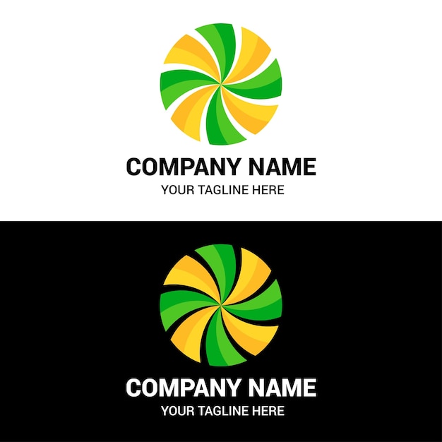 Современный красочный абстрактный логотип для бизнес-приложения Premium векторы