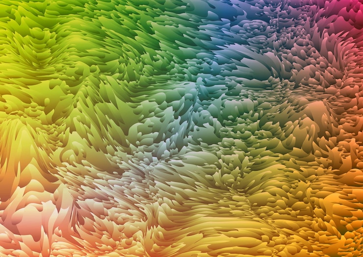 Vector modern colorful background in the style of liquid art the illusion of a spilled colored liquidinterior design paintings covers posters and creative ideas