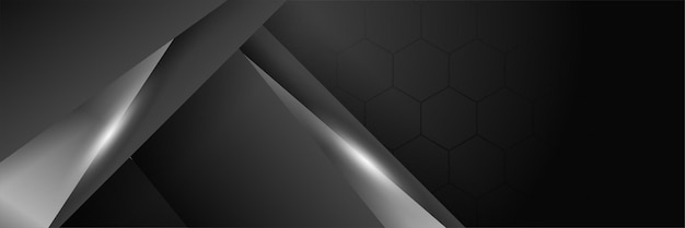 Fondo largo 3d blu variopinto moderno dell'insegna. sfondo astratto per il design di banner. banner web, trama e intestazione per il sito web. modello astratto del fondo del modello dell'insegna di progettazione grafica di vettore.