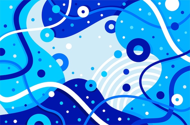 Modern colorful blue abstract background design