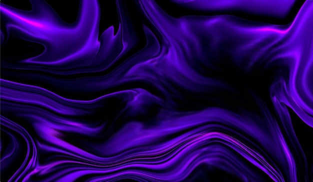 Modern colorful deep blue liquid background with smooth Wave color