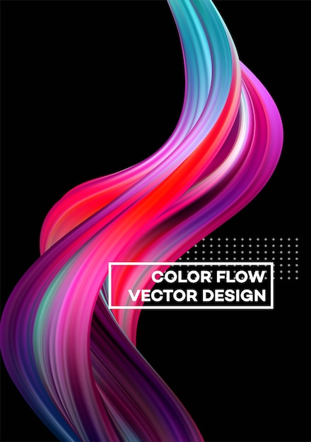 Modern colorful flow background.