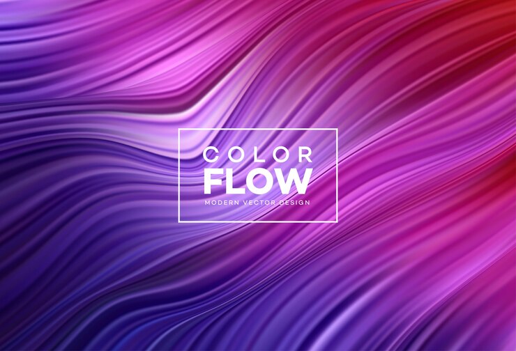 Vector modern colorful flow background.