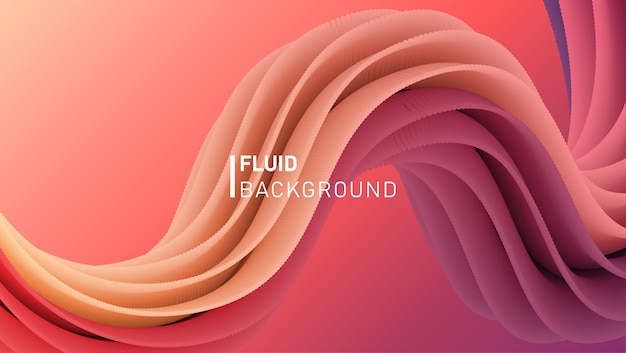 Modern colorful fluid background