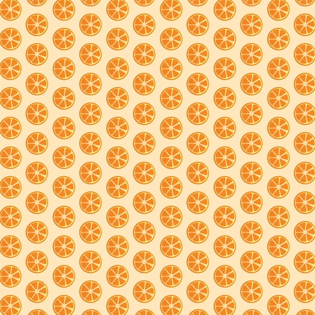 Modern and colorful fresh fruit orange pattern background