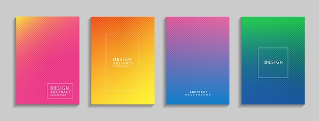 Modern colorful geometric abstract background Fluid shapes composition for banner poster book