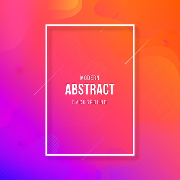 Modern colorful geometric abstract background