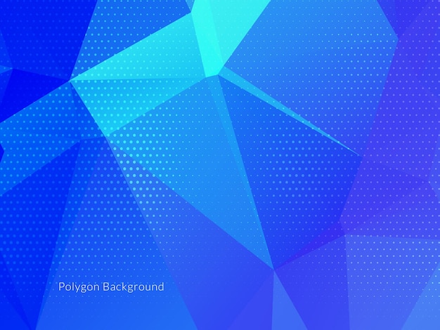 Modern colorful geometric polygon background vector