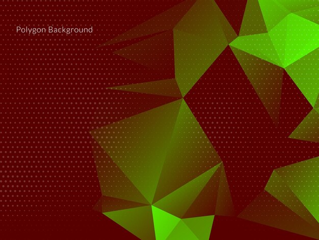 Modern colorful geometric polygon background